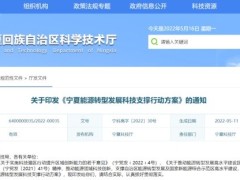 政策|《寧夏能源轉型發展科技支撐行動方案》發布